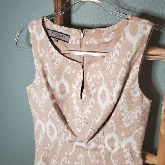 Anne Klein sheath dress with notch size 6 - Picture 2 of 13